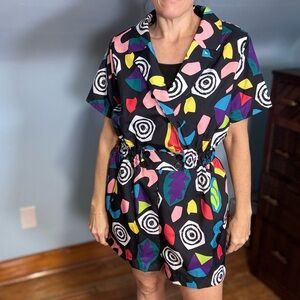 Stranger Things Eleven Geometric Patterned Costume Jumpsuit